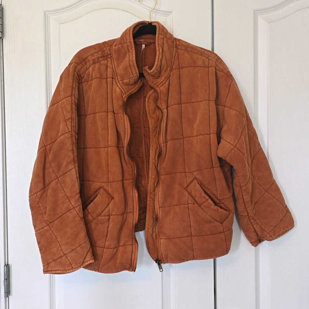 Quilted cotton puffy jacket